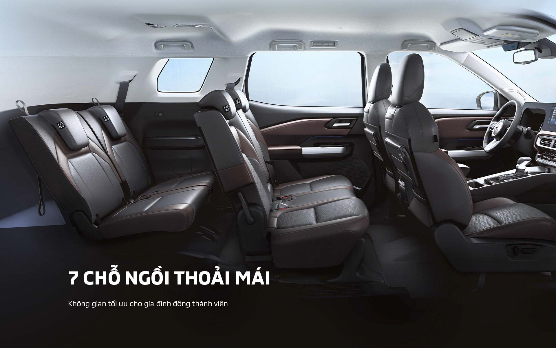 7 CHỖ NGỒI THOẢI MÁI